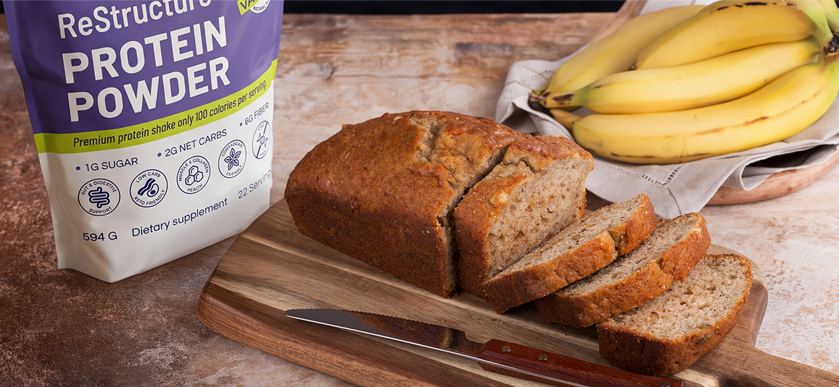 RnA ReSet Protein Punch Banana Bread
