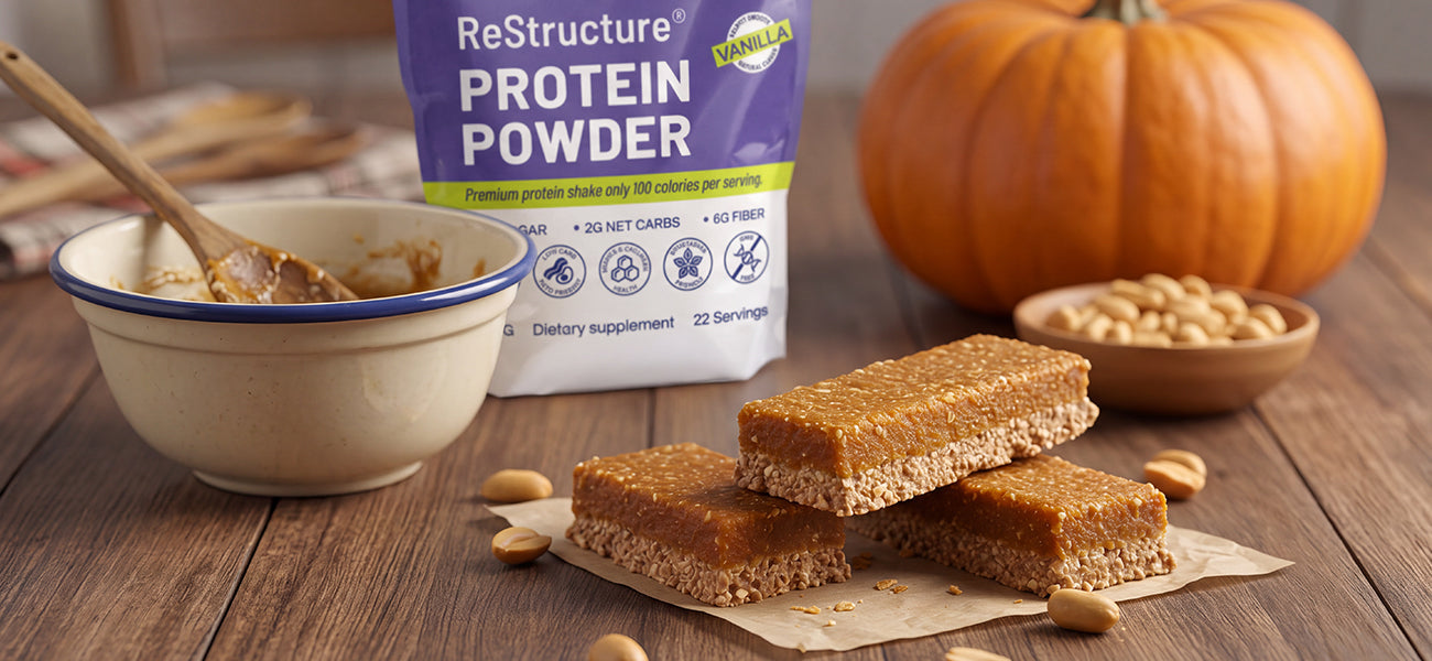 Pumpkin Peanut Butter Protein Bars