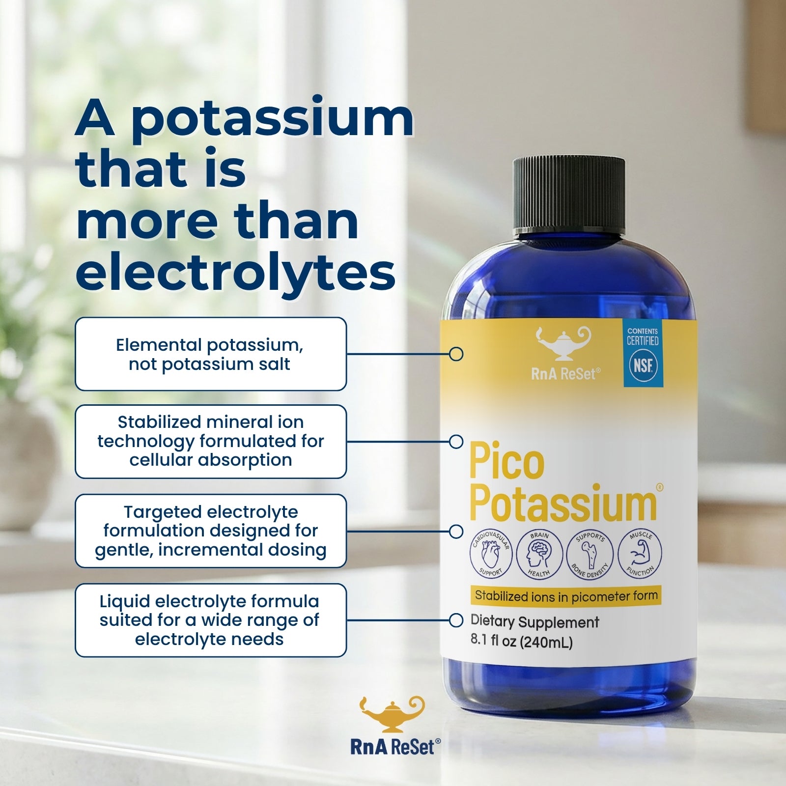 Pico Potassium® | Stabilized Picometer Mineral | RnA ReSet