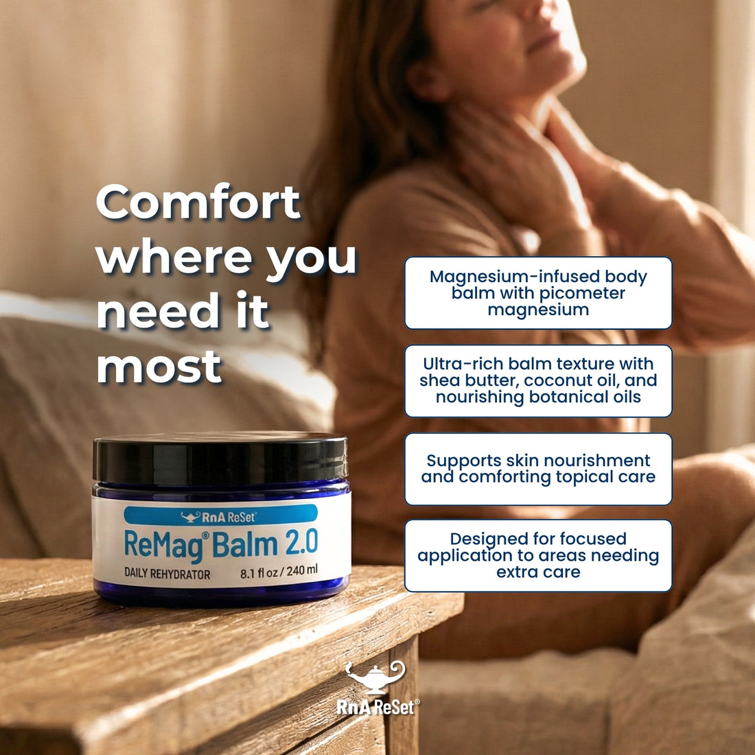 ReMag® Balm | Targeted Magnesium Application | RnA ReSet