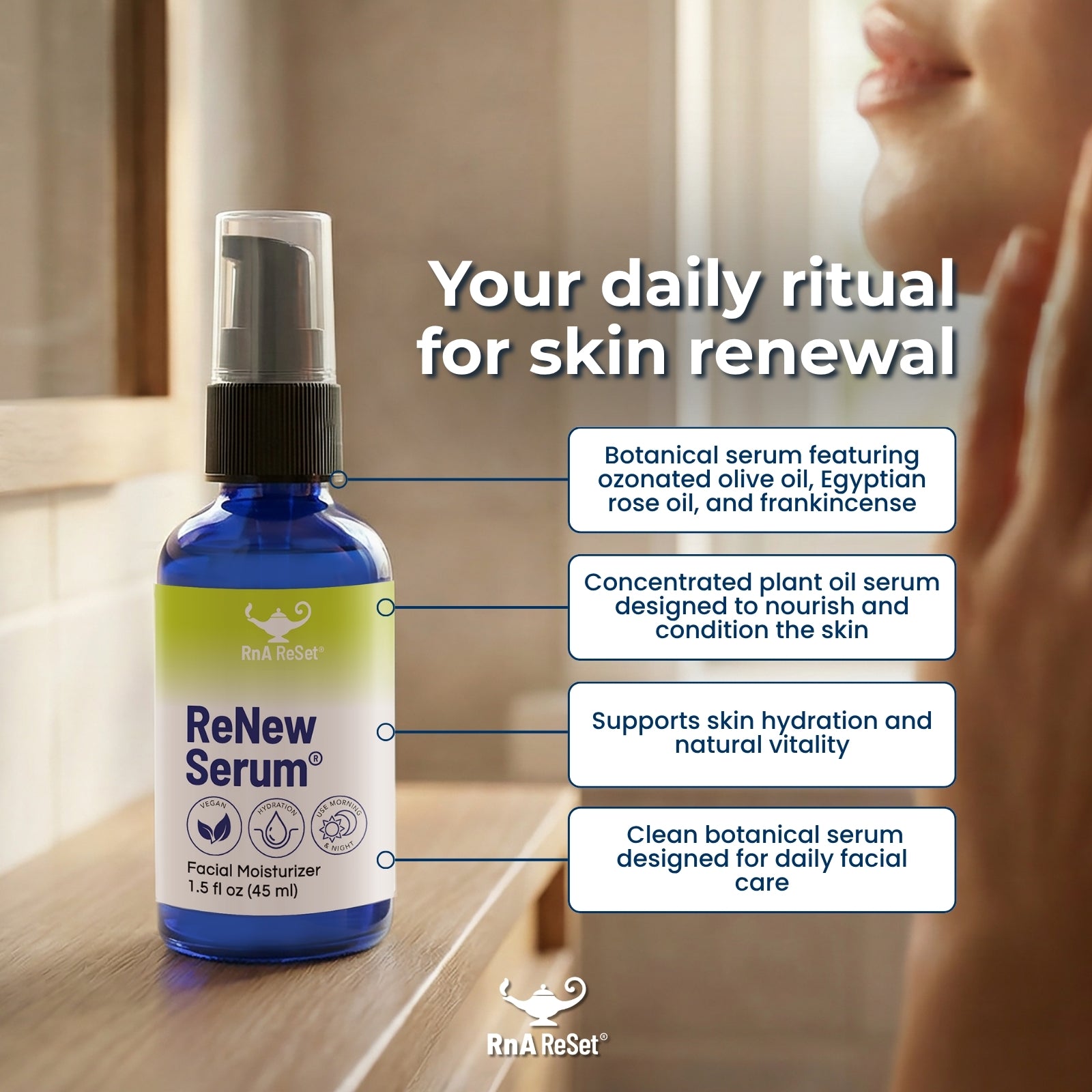 ReNew® Serum | Germinated Barley Skin Renewal | RnA ReSet