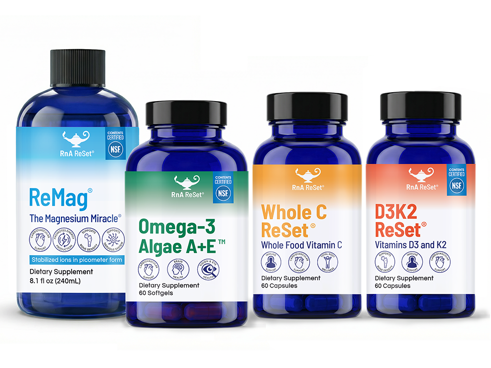Omega-3 Algae A+E® | Plant-Based DHA & EPA Formula | RnA ReSet