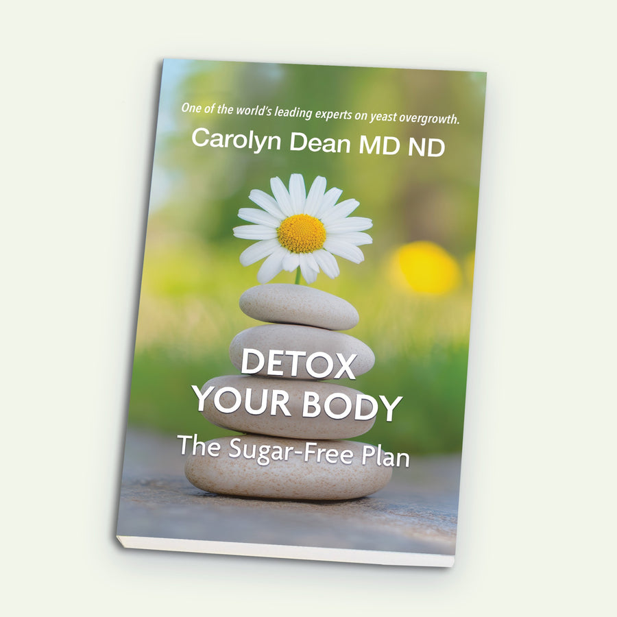 Detox Your Body: The Sugar-Free Plan by Carolyn Dean MD ND, book shown at an angle