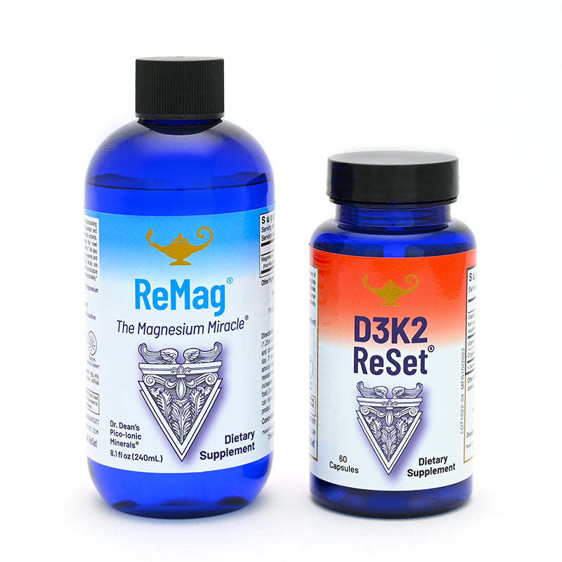 Paquete de magnesio líquido ReMag® + D3K2 ReSet®
